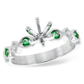 14KT Gold Semi-Mount Engagement Ring